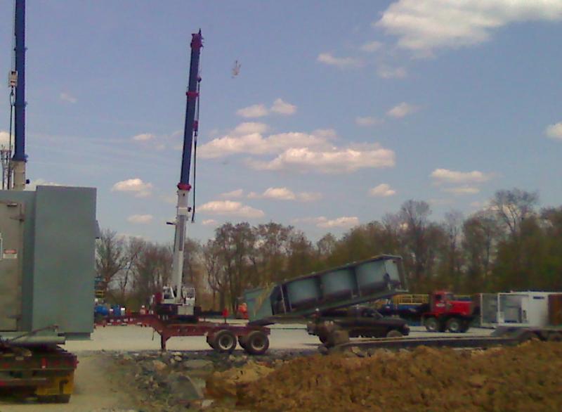 Setting up drilling rig for marselus gas